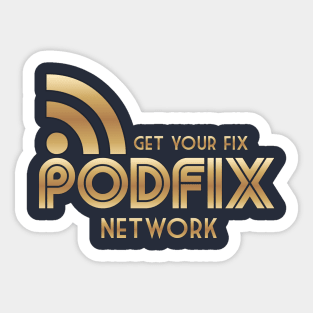 Podfix Gold!! Sticker